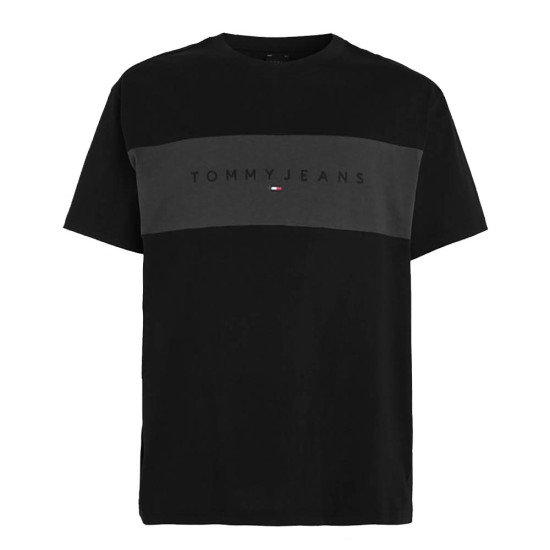 Tommy Hilfiger Ανδρική κοντομάνικη μπλούζα Regular Linear Colorblock Tee